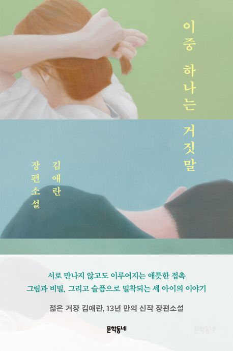 이중 하나는 거짓말 - 김애란 지음